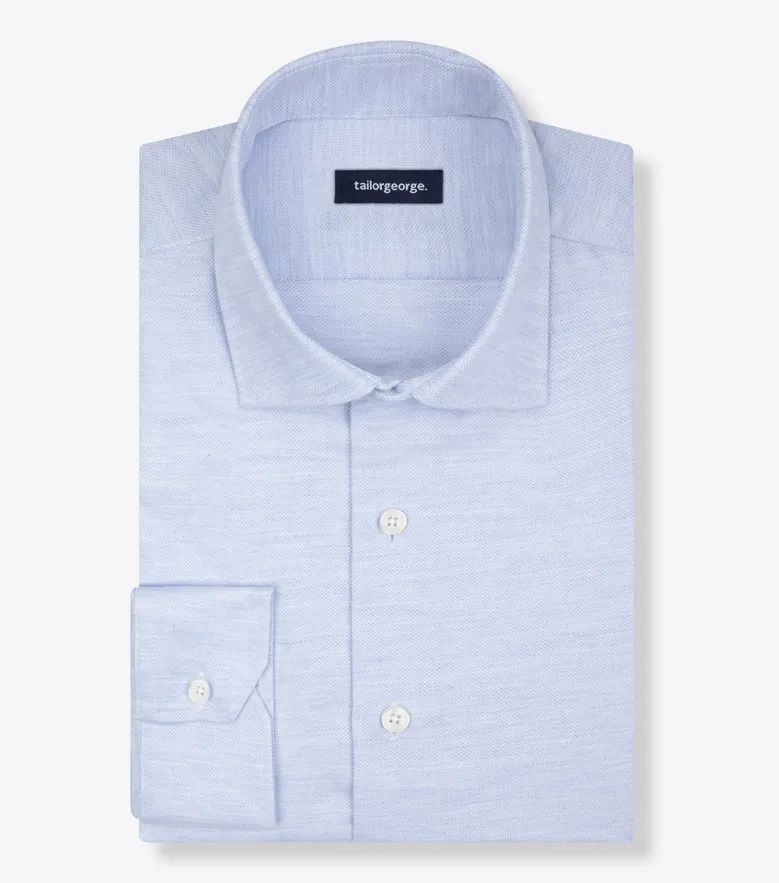 Camicia bianca in popeline facile da stirare