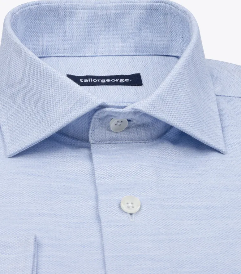 Camicia bianca in popeline facile da stirare