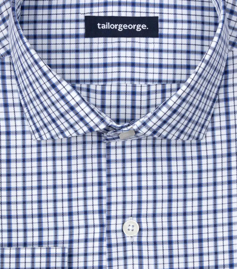 Camicia bianca in popeline facile da stirare