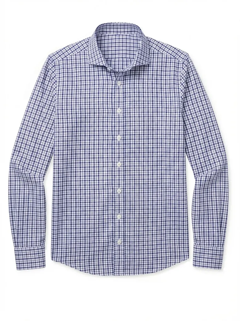Camicia bianca in popeline facile da stirare