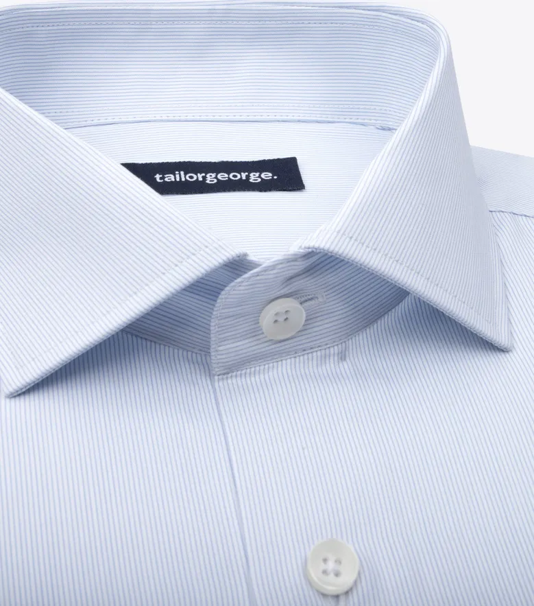 Camicia bianca in popeline facile da stirare