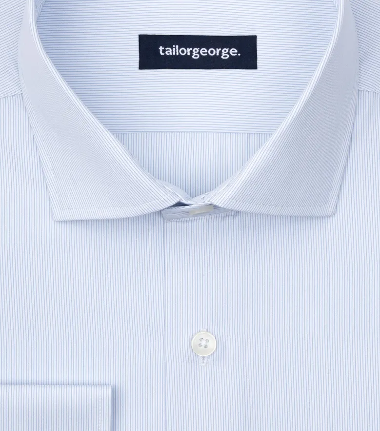 Camicia bianca in popeline facile da stirare