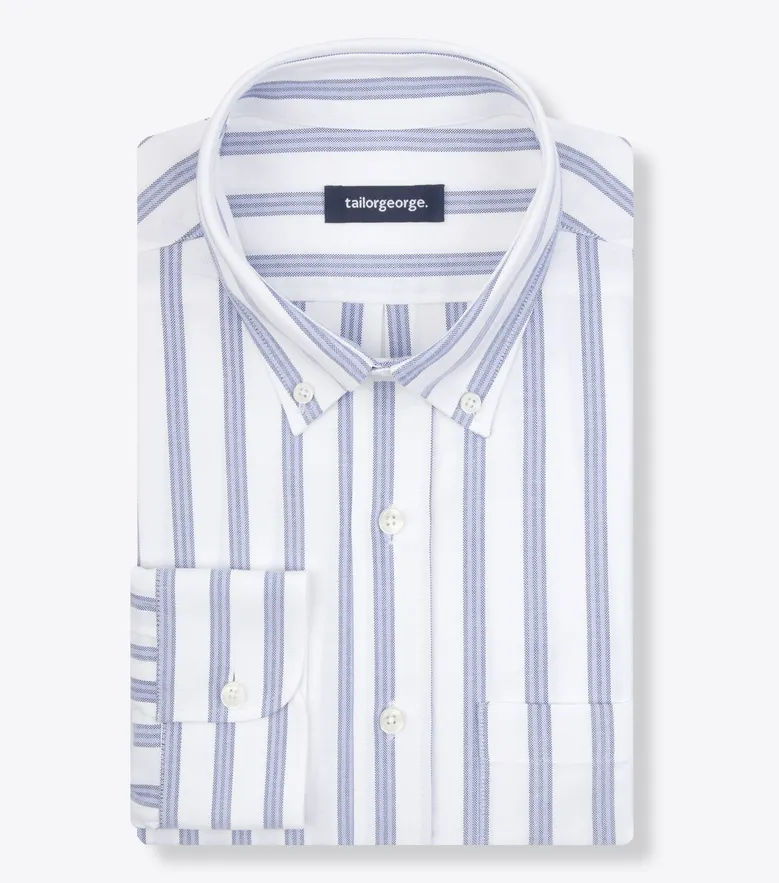 Camicia bianca in popeline facile da stirare