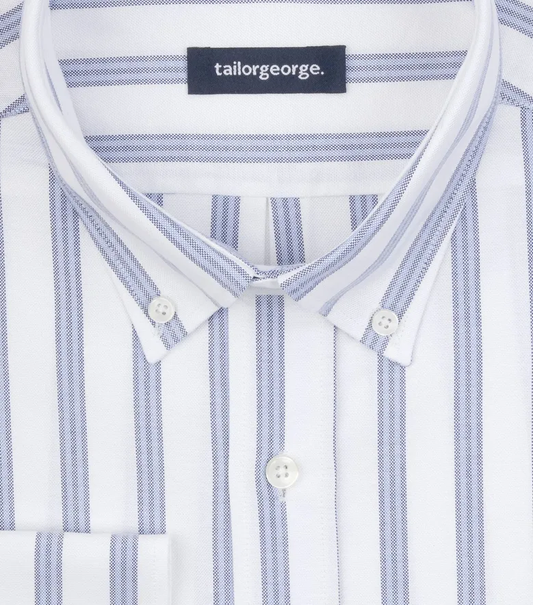 Camicia bianca in popeline facile da stirare