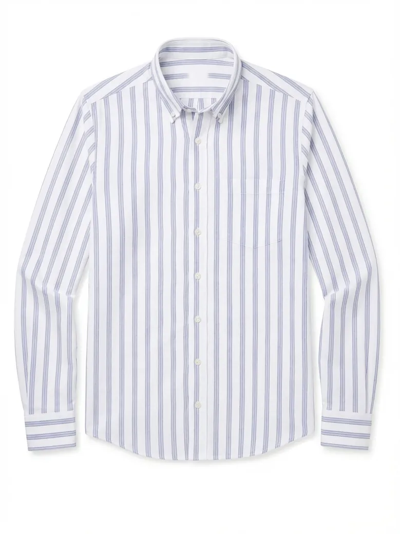 Camicia bianca in popeline facile da stirare