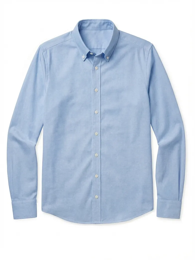 Camicia bianca in popeline facile da stirare