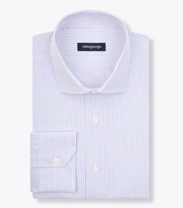 Camicia bianca in popeline facile da stirare