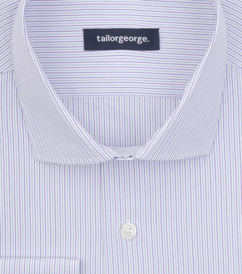 Camicia bianca in popeline facile da stirare