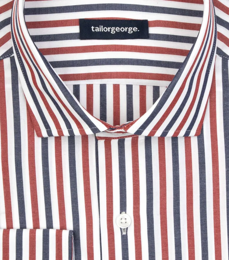 Camicia bianca in popeline facile da stirare