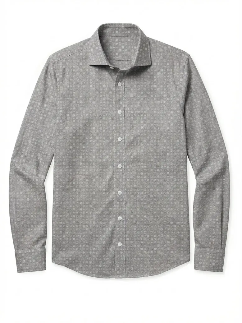 Camicia bianca in popeline facile da stirare
