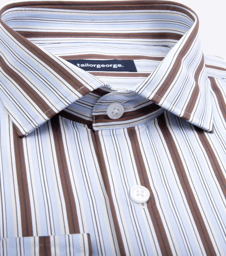 Camicia bianca in popeline facile da stirare