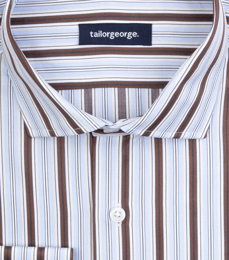 Camicia bianca in popeline facile da stirare