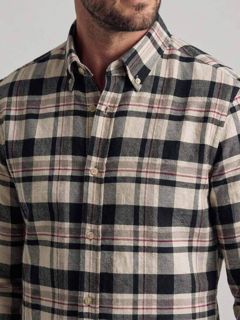 Camicia bianca in popeline facile da stirare