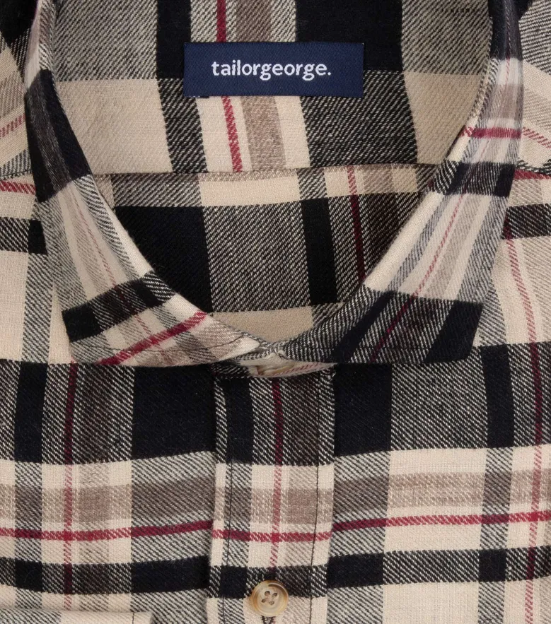 Camicia bianca in popeline facile da stirare