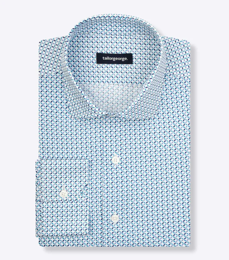 Camicia bianca in popeline facile da stirare