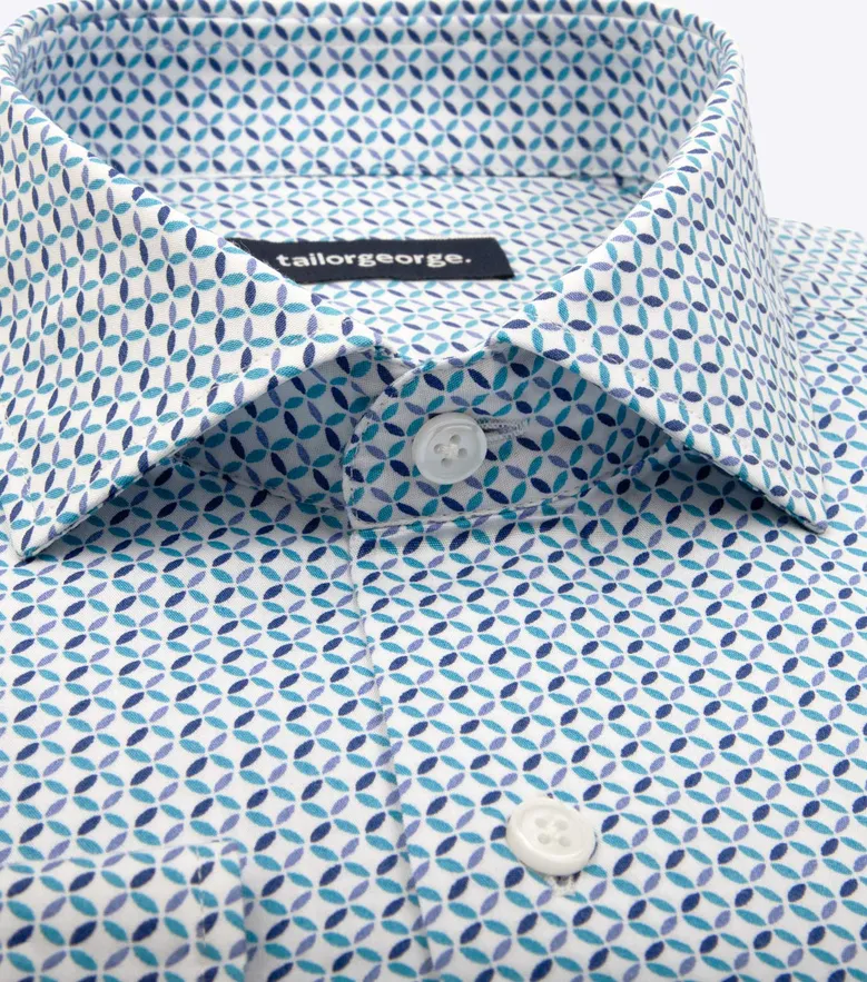 Camicia bianca in popeline facile da stirare