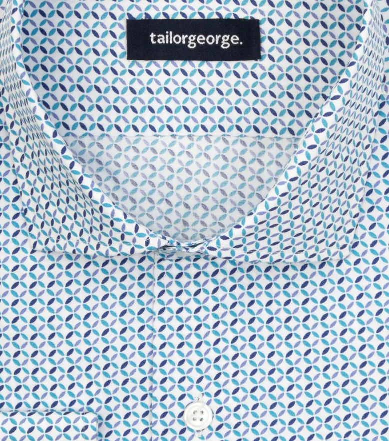 Camicia bianca in popeline facile da stirare