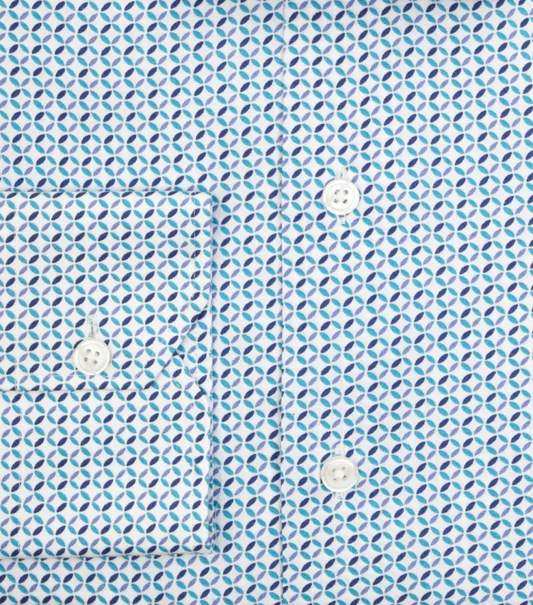 Camicia bianca in popeline facile da stirare