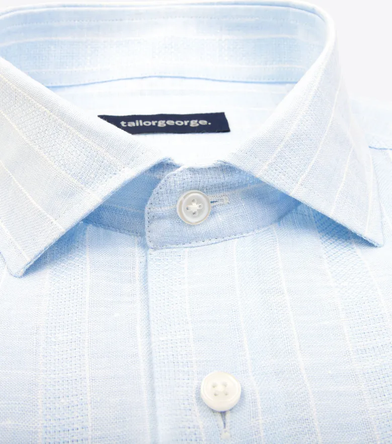 Camicia bianca in popeline facile da stirare