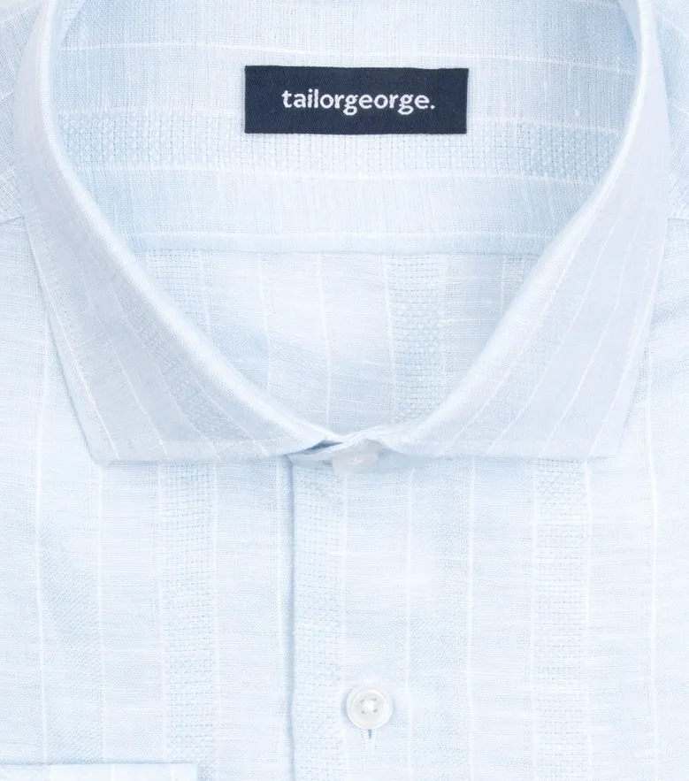 Camicia bianca in popeline facile da stirare