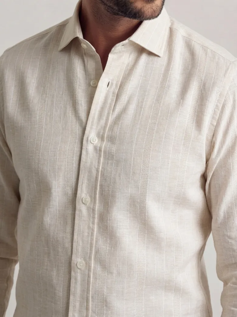 Camicia bianca in popeline facile da stirare
