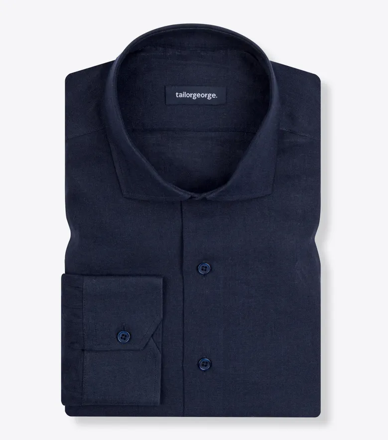 Camicia bianca in popeline facile da stirare