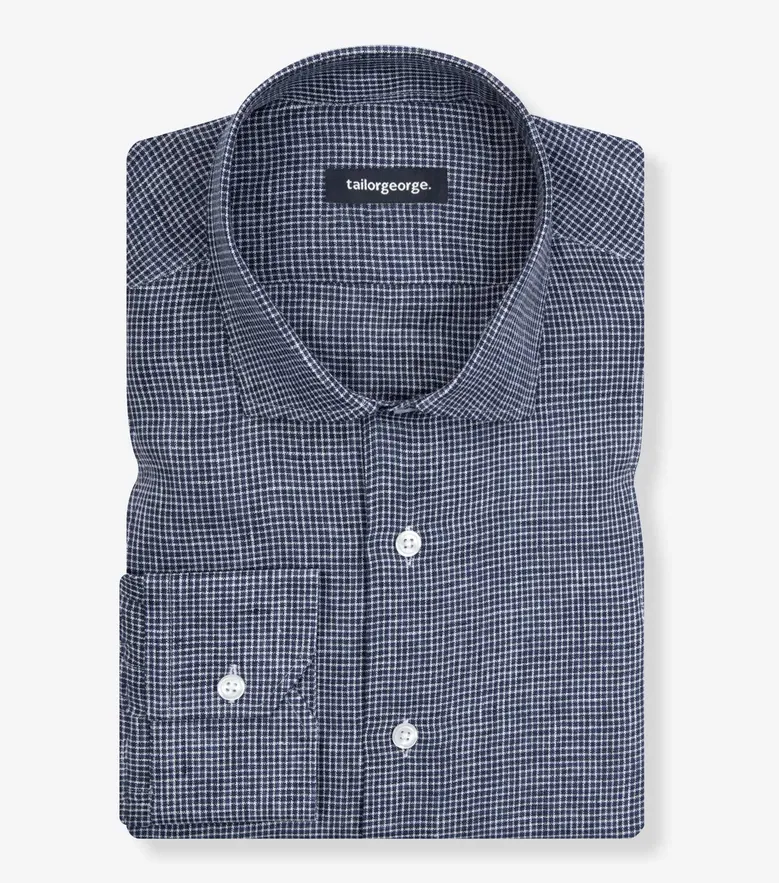 Camicia bianca in popeline facile da stirare