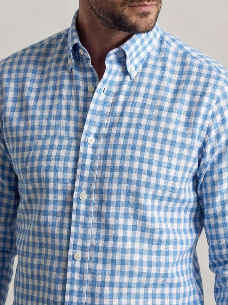 Camicia bianca in popeline facile da stirare