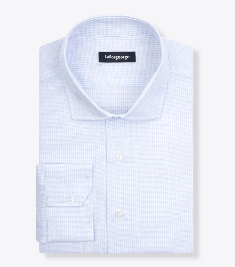 Camicia bianca in popeline facile da stirare