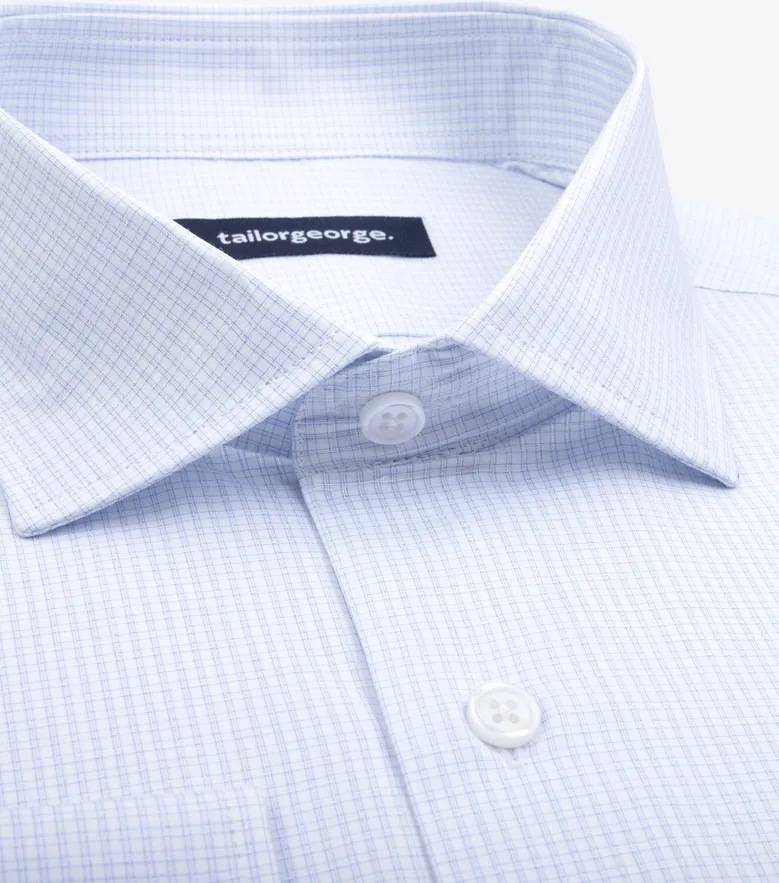 Camicia bianca in popeline facile da stirare