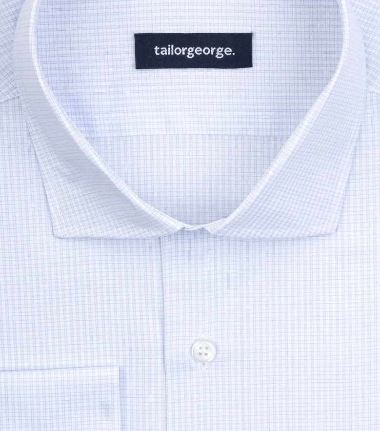 Camicia bianca in popeline facile da stirare