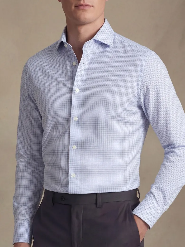 Camicia bianca in popeline facile da stirare