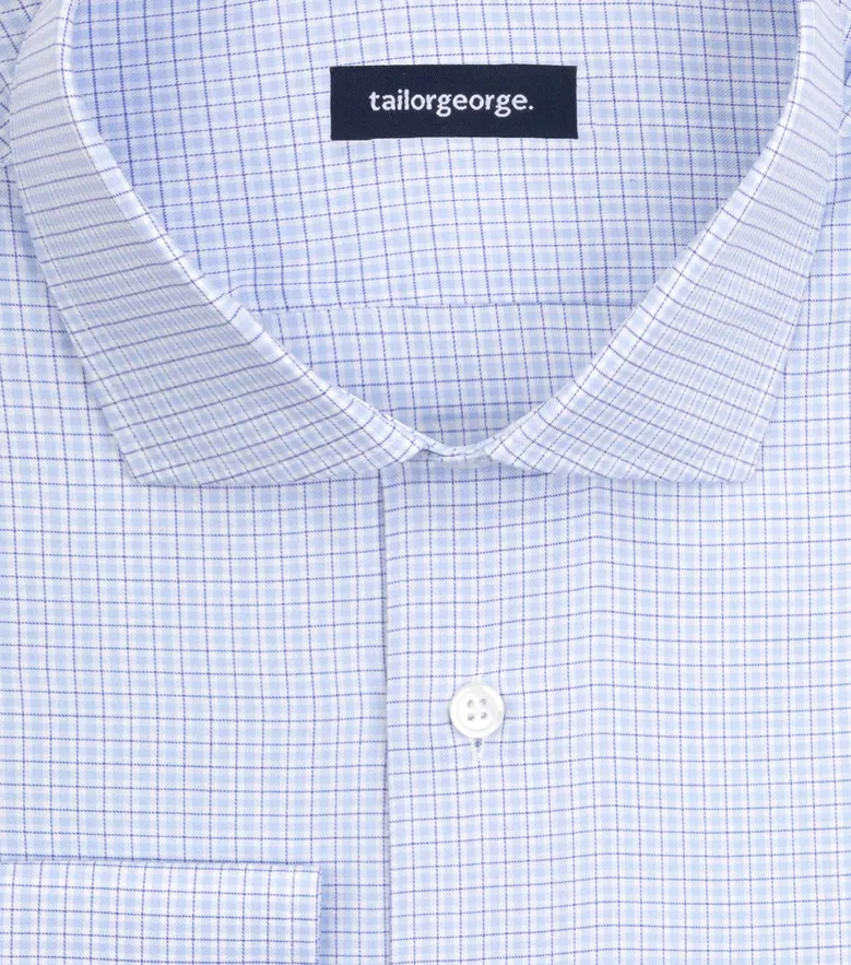 Camicia bianca in popeline facile da stirare