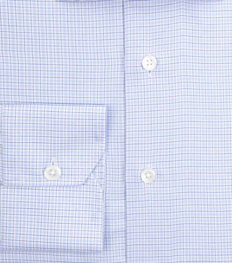Camicia bianca in popeline facile da stirare