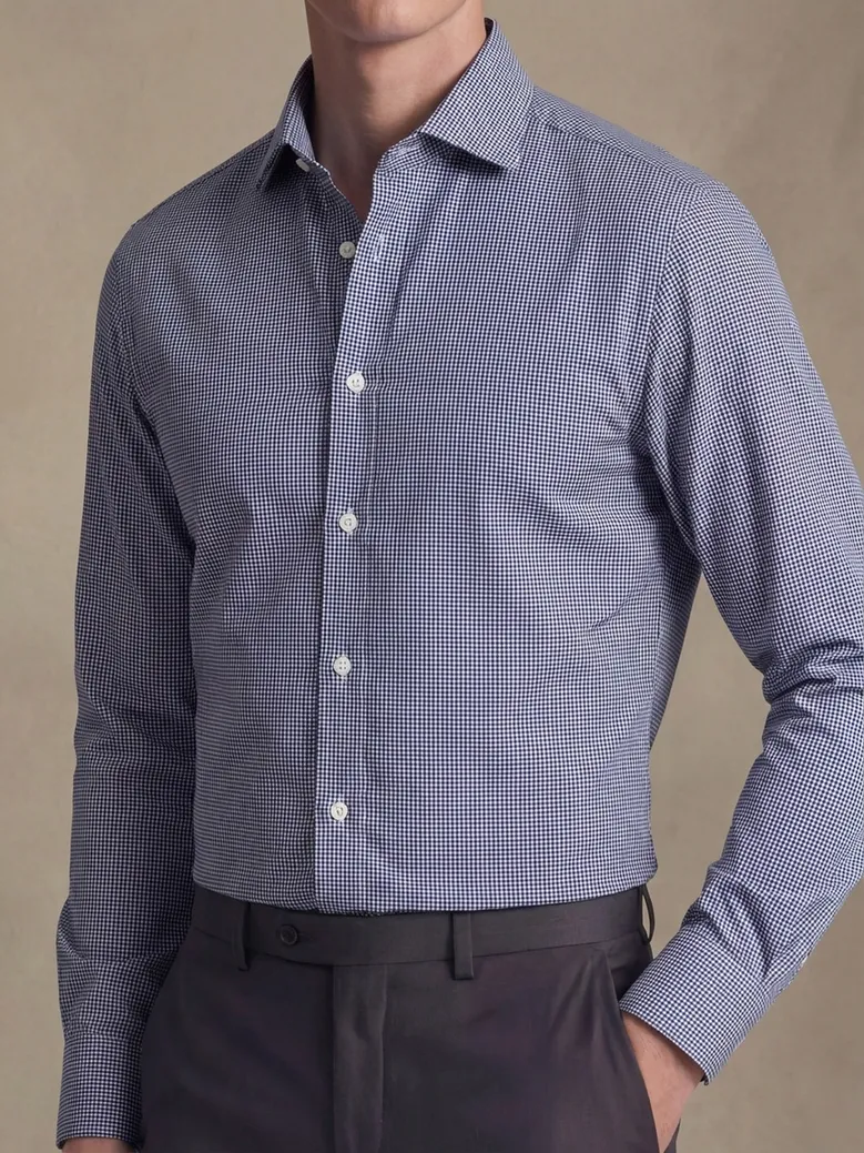 Camicia bianca in popeline facile da stirare