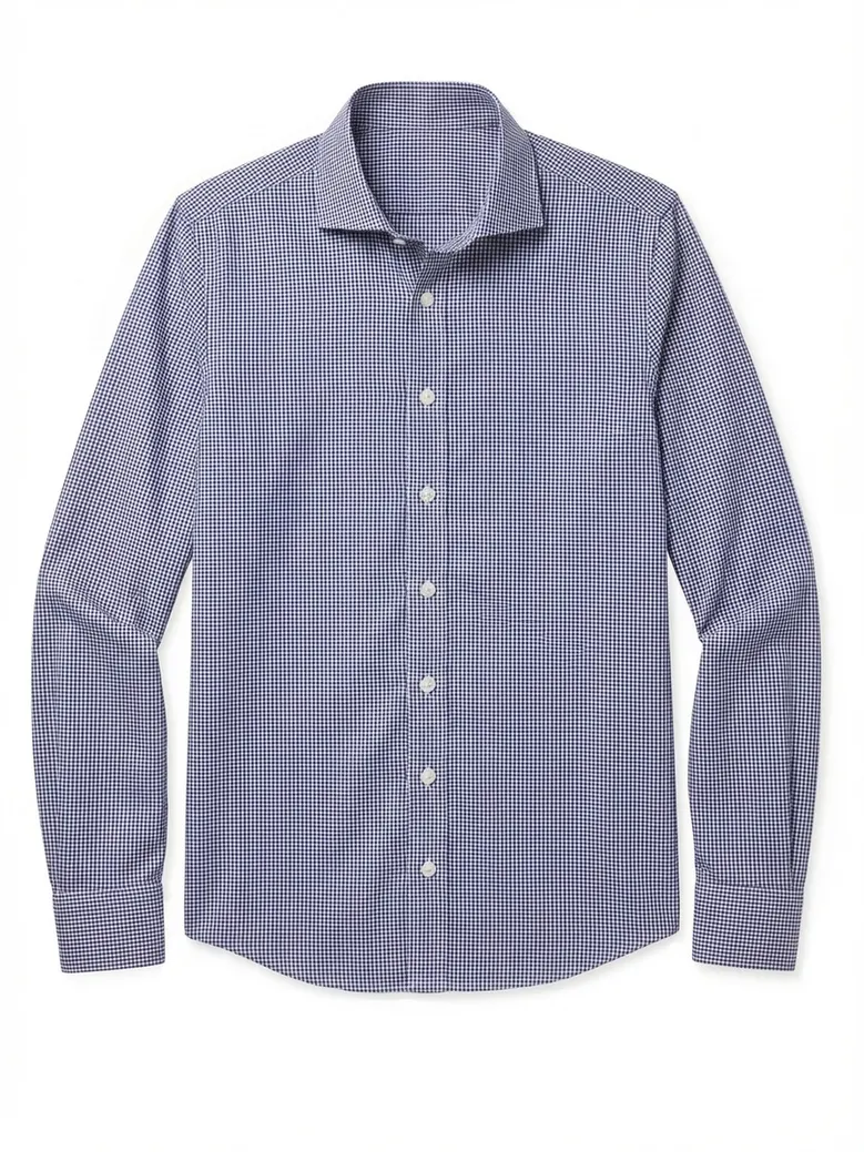 Camicia bianca in popeline facile da stirare