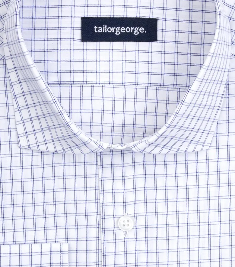 Camicia bianca in popeline facile da stirare