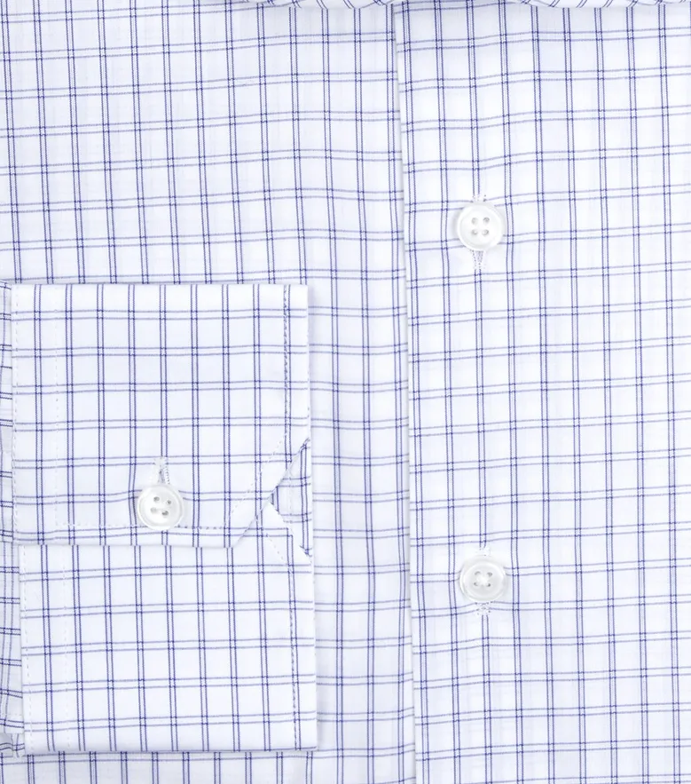 Camicia bianca in popeline facile da stirare