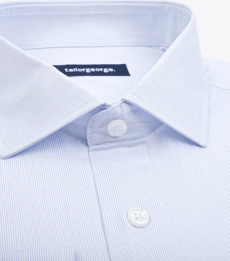 Camicia bianca in popeline facile da stirare