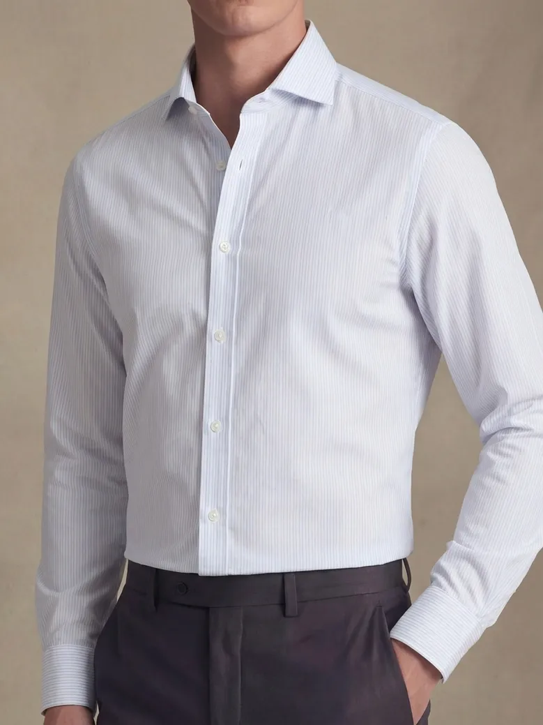 Camicia bianca in popeline facile da stirare