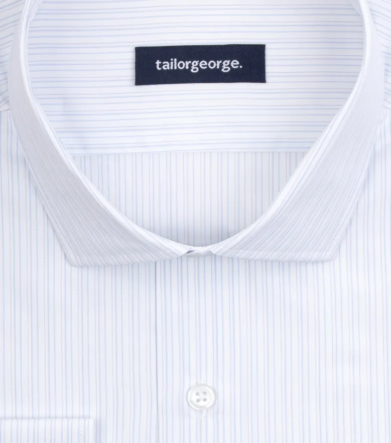 Camicia bianca in popeline facile da stirare