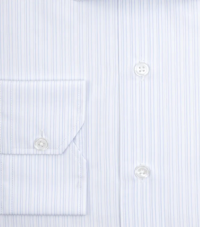 Camicia bianca in popeline facile da stirare