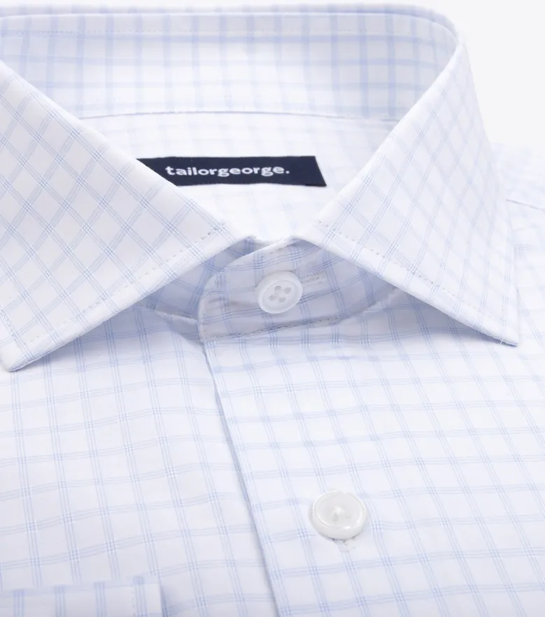 Camicia bianca in popeline facile da stirare