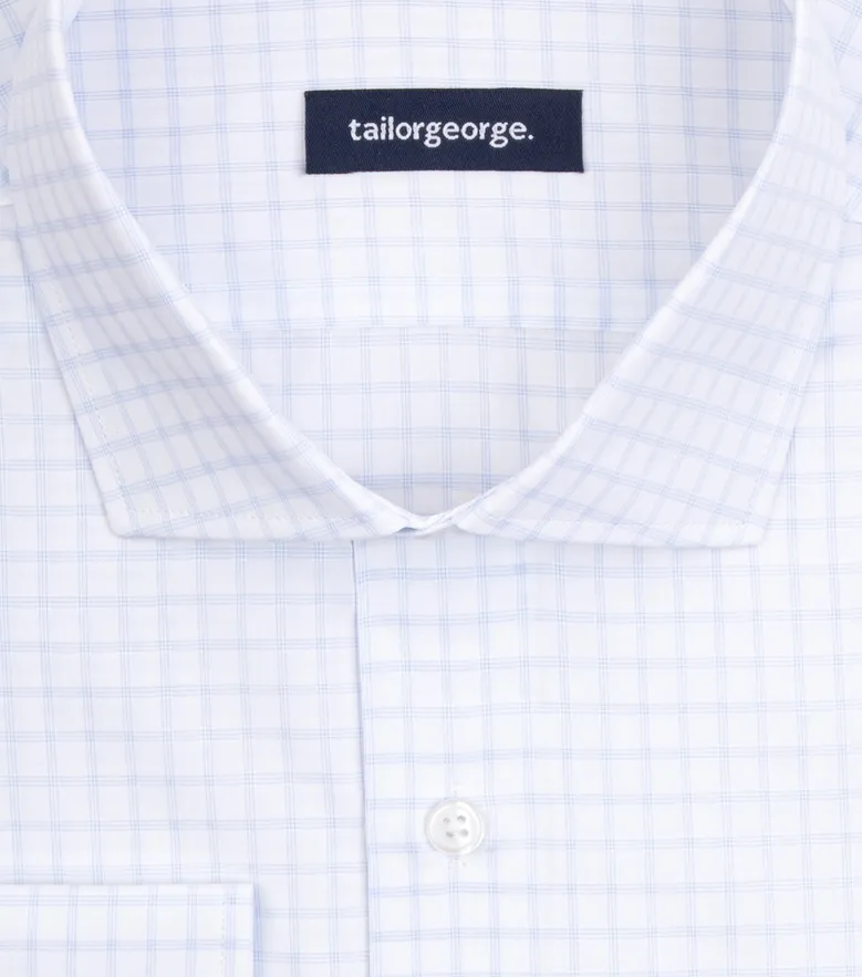 Camicia bianca in popeline facile da stirare
