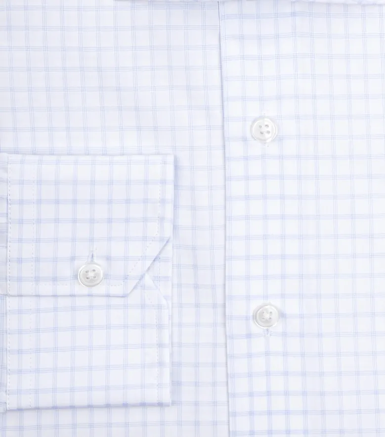 Camicia bianca in popeline facile da stirare