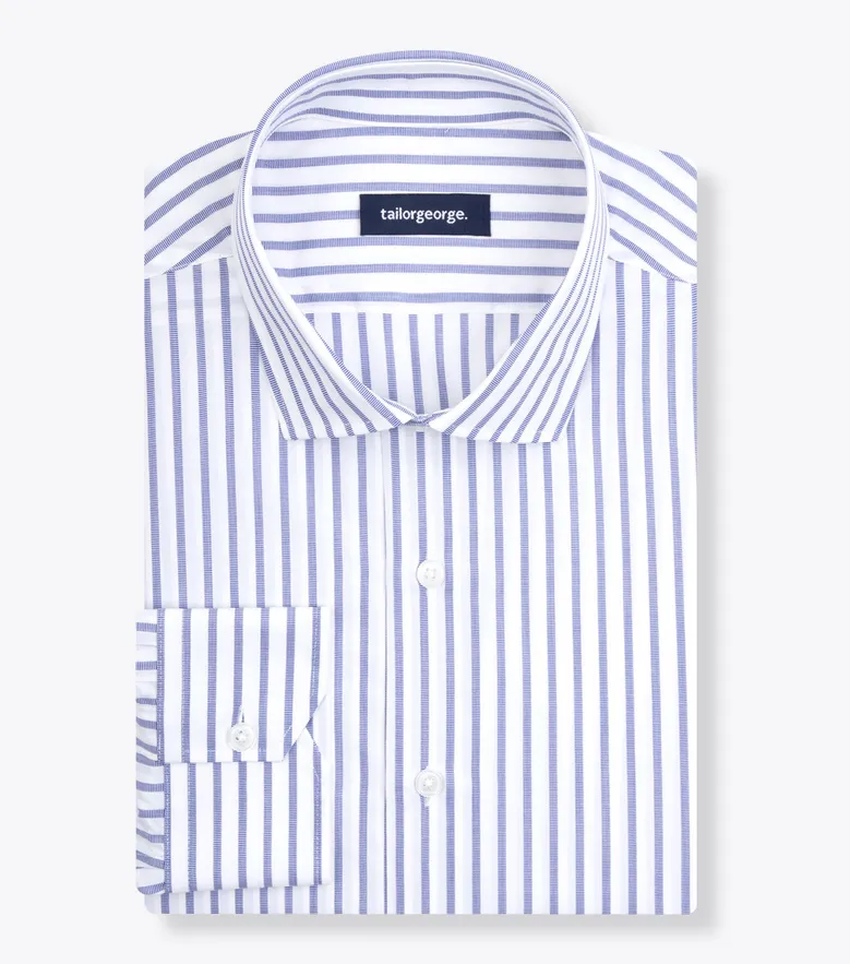 Camicia bianca in popeline facile da stirare