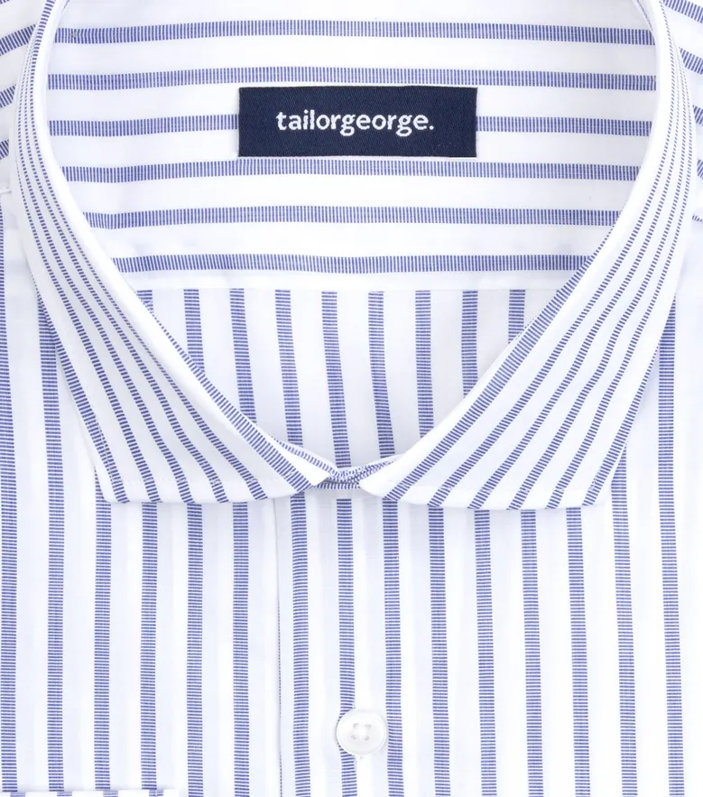 Camicia bianca in popeline facile da stirare
