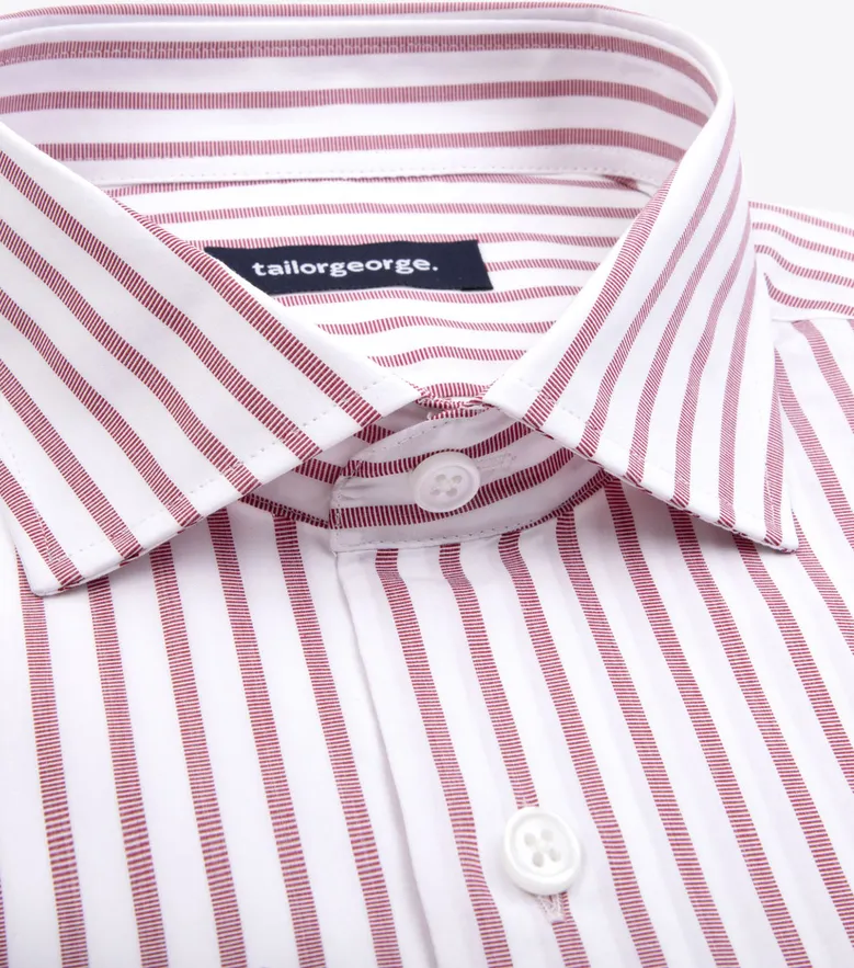 Camicia bianca in popeline facile da stirare