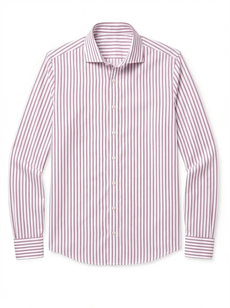 Camicia bianca in popeline facile da stirare