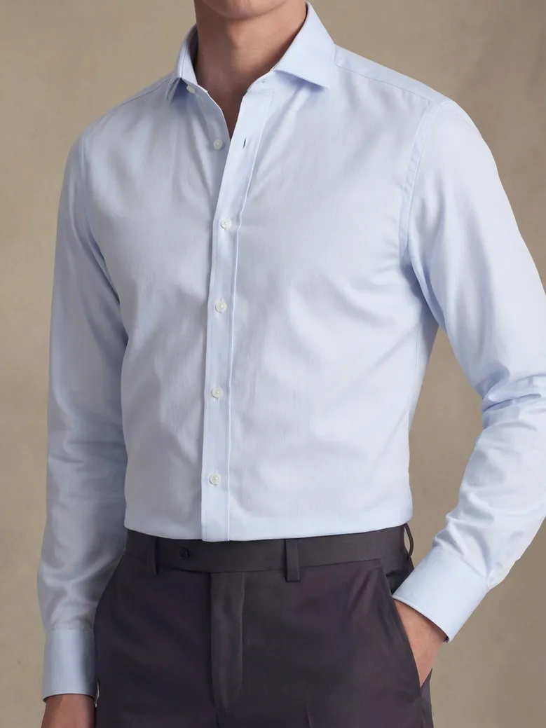 Camicia bianca in popeline facile da stirare
